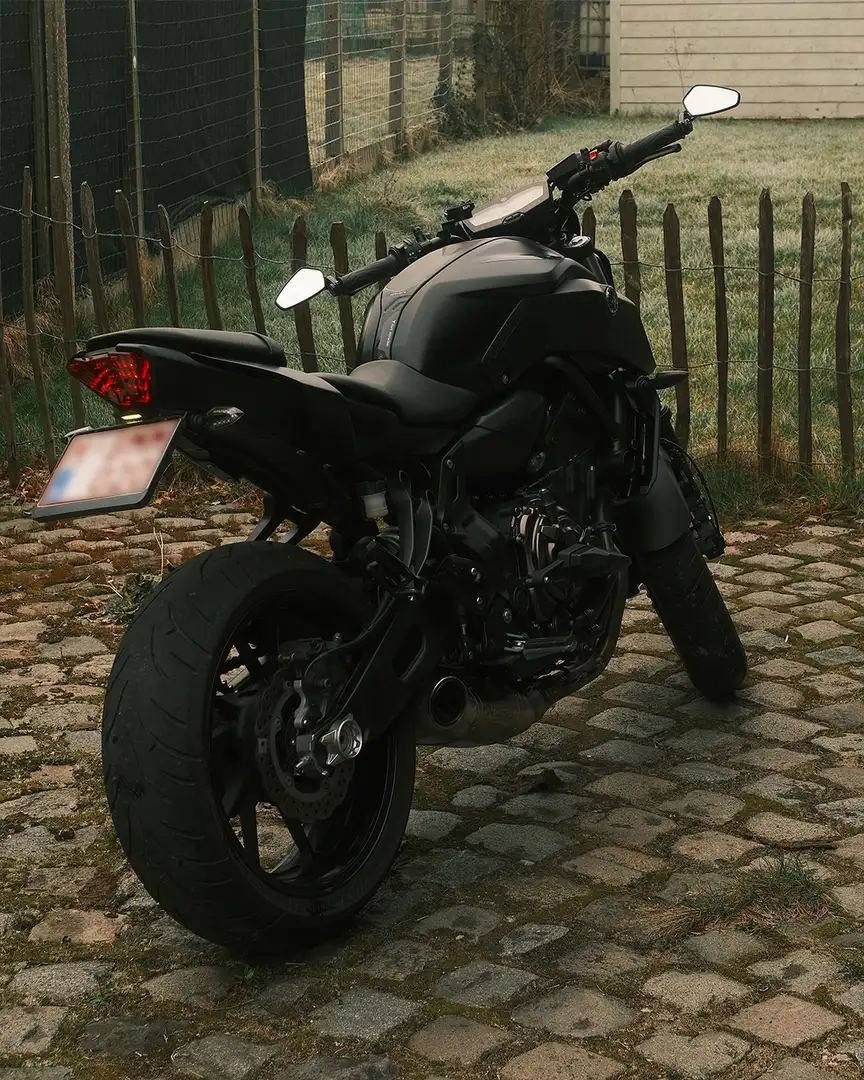 Yamaha MT-07 FULL BLACK Zwart - 2