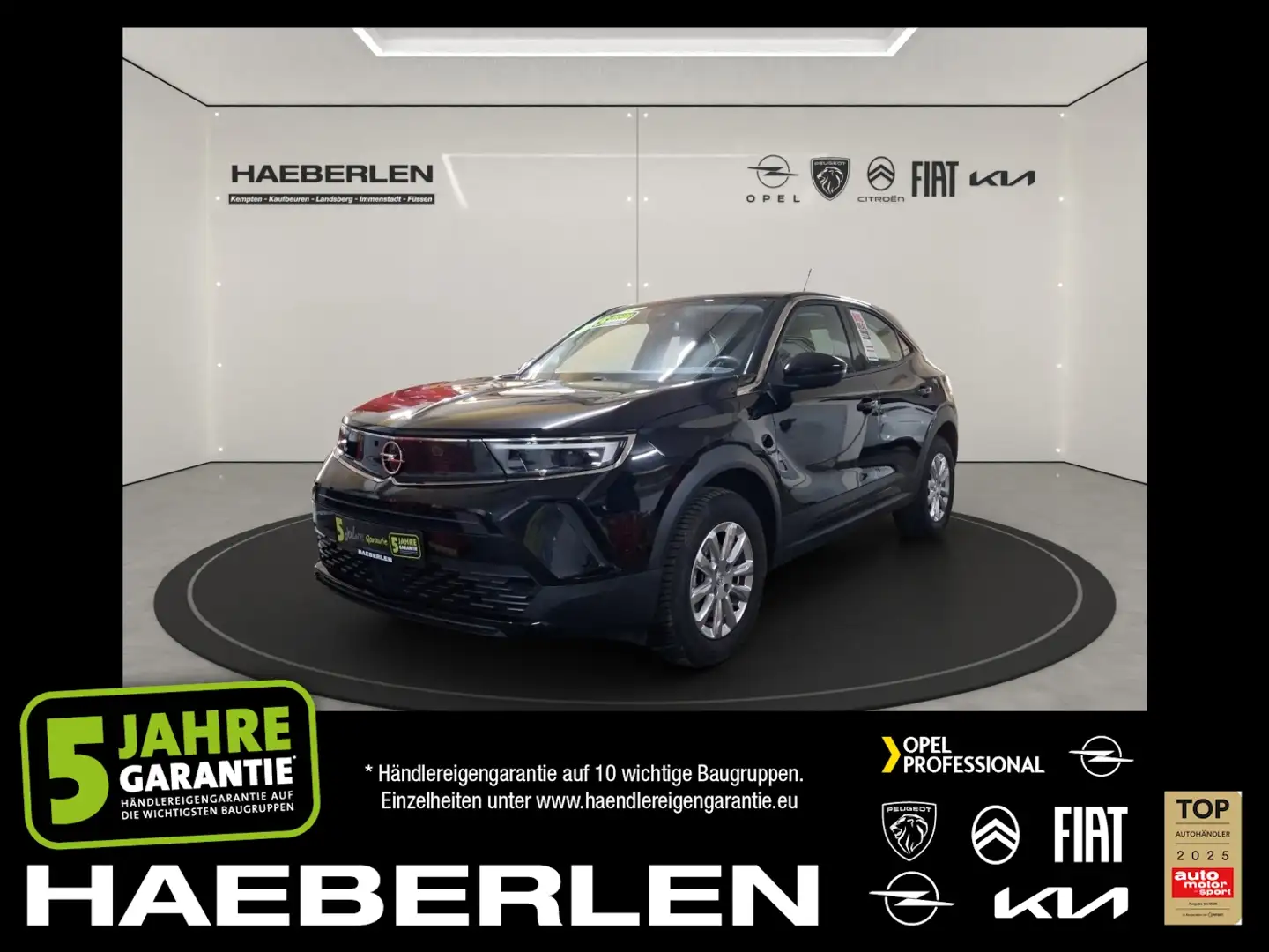 Opel Mokka 1.2 Turbo Edition LED+Fernlichtass.+LM+AUT Zwart - 1