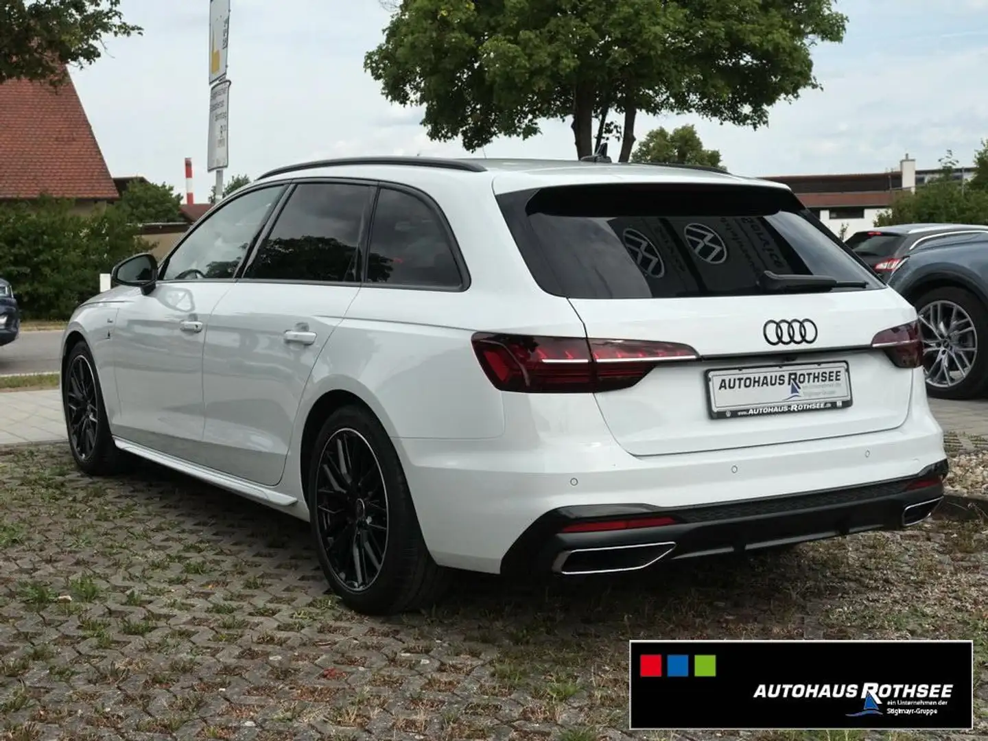Audi A4 Avant S-line 35 TDI S-tronic ACC+AHK+LED+NAVI Blanc - 2