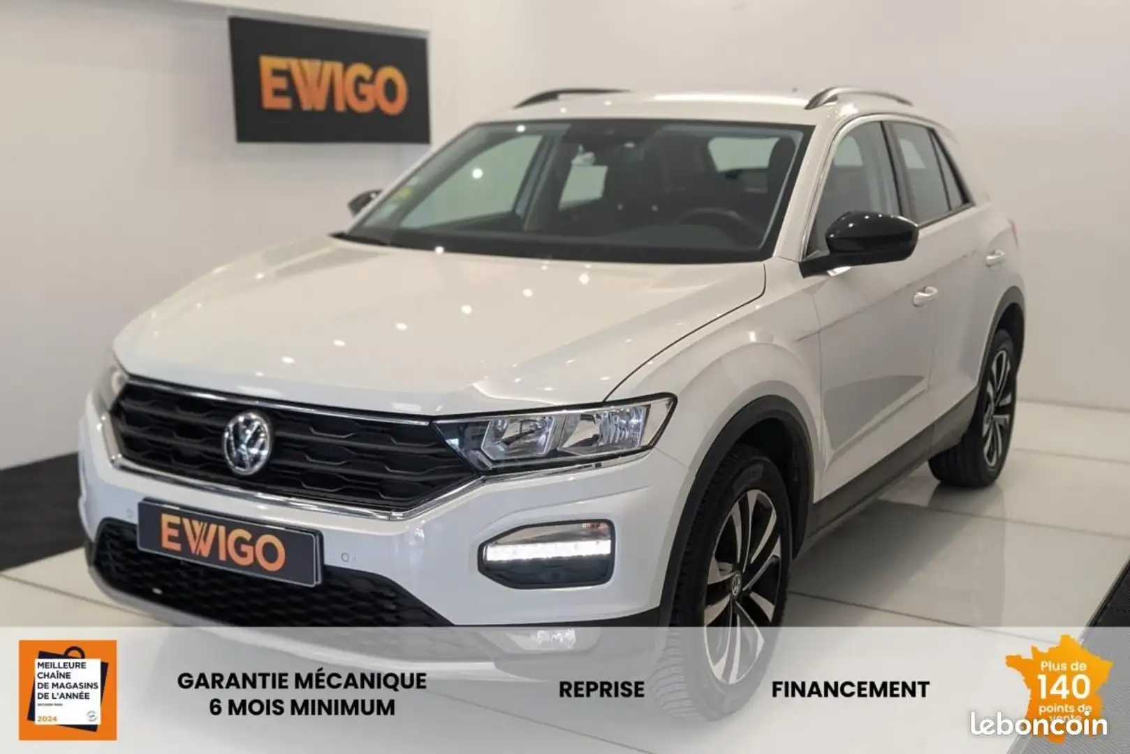 Volkswagen T-Roc 1.6 TDI 115ch IQ-DRIVE BVM6 Blanc - 1