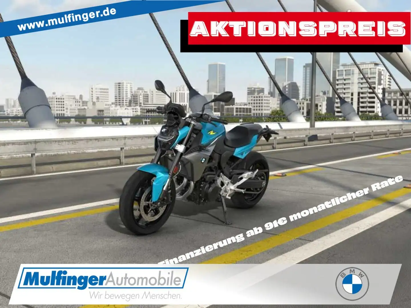 BMW F 900 R Aktion LED ASC DTC ABS Pro Connectivit Blau - 1