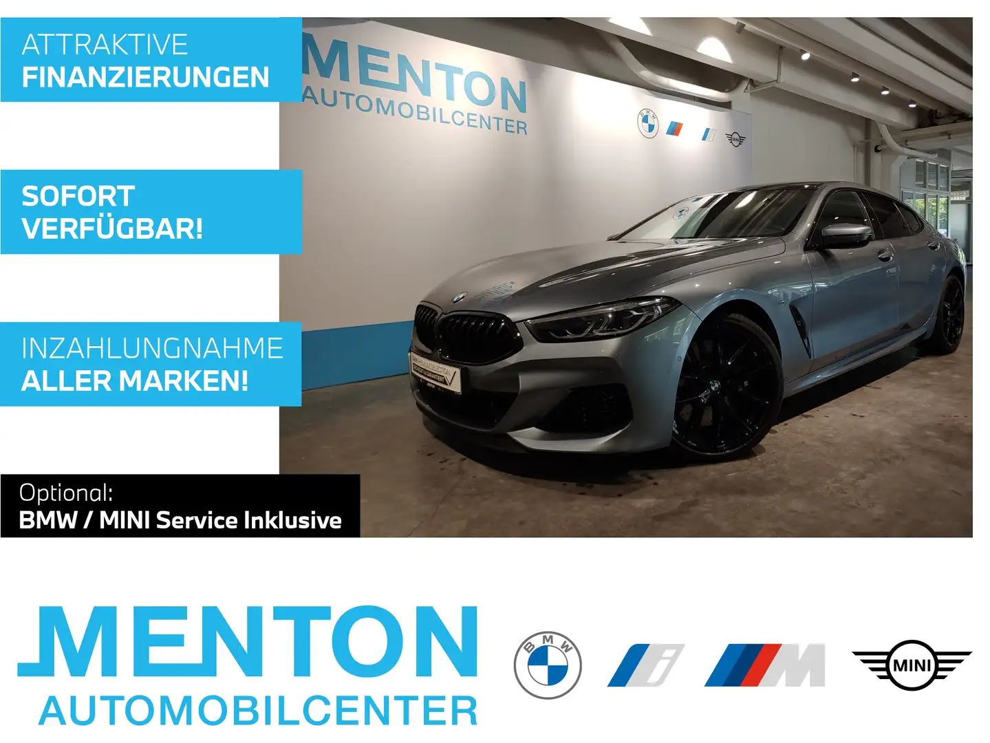 BMW M850 i xDrive Laserlicht/B&W/Pano/Sitzbelüftung Bleu - 1