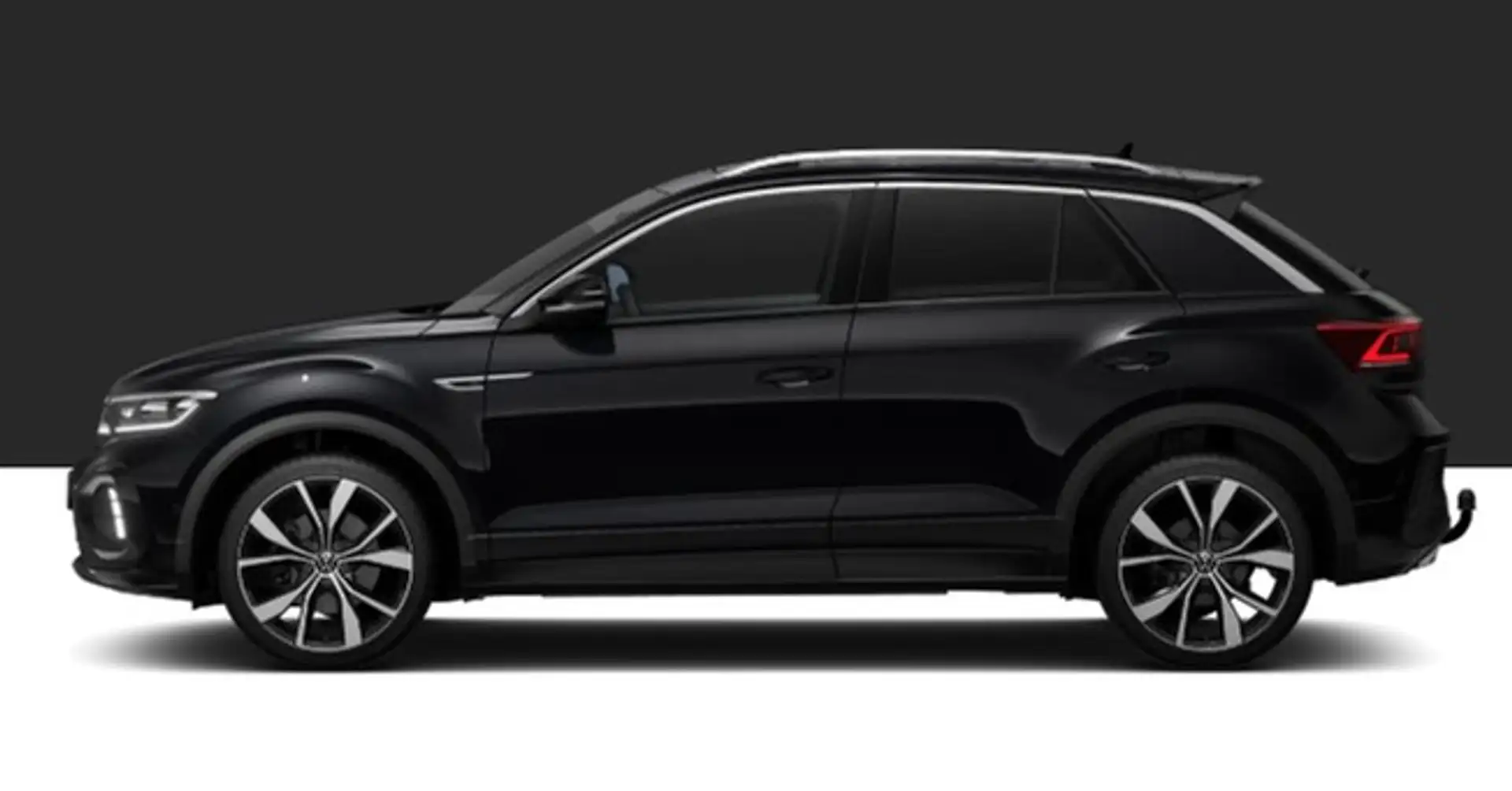 Volkswagen T-Roc 1.5 TSI DSG R-Line AHK*PANO*STHZG*IQ-LIGHT*NAV*... Zwart - 2
