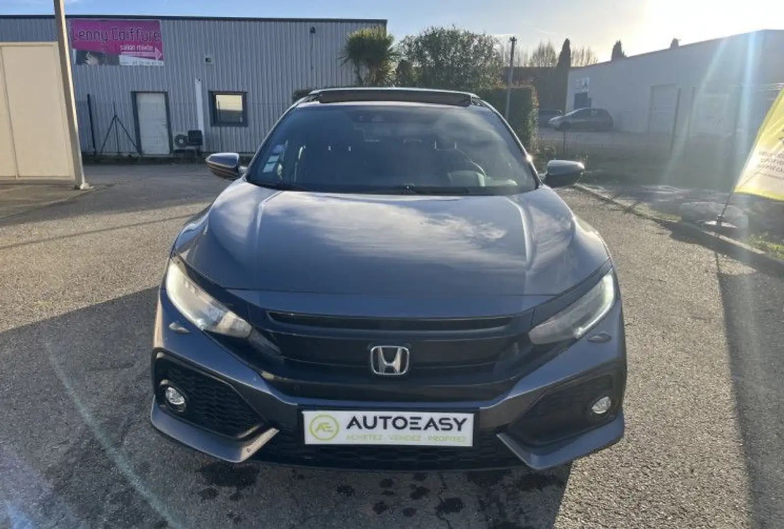 Honda Civic 1.0 i-VTEC 129ch Exclusive CVT Gris - 2