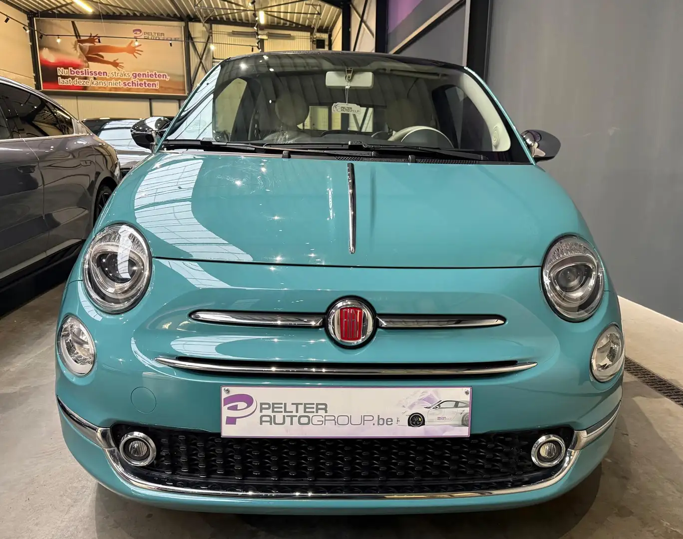 Fiat 500C 1.2i Cabrio Airco GPS 39.000km! Bleu - 2
