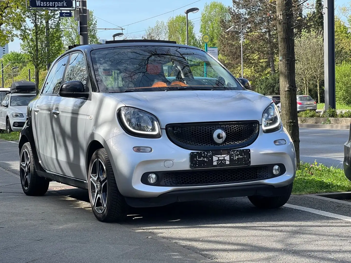 smart forFour 71CV CABRIO*NAVI+LED* + UNITA' IN SEDE +GARANZIA12 Plateado - 2