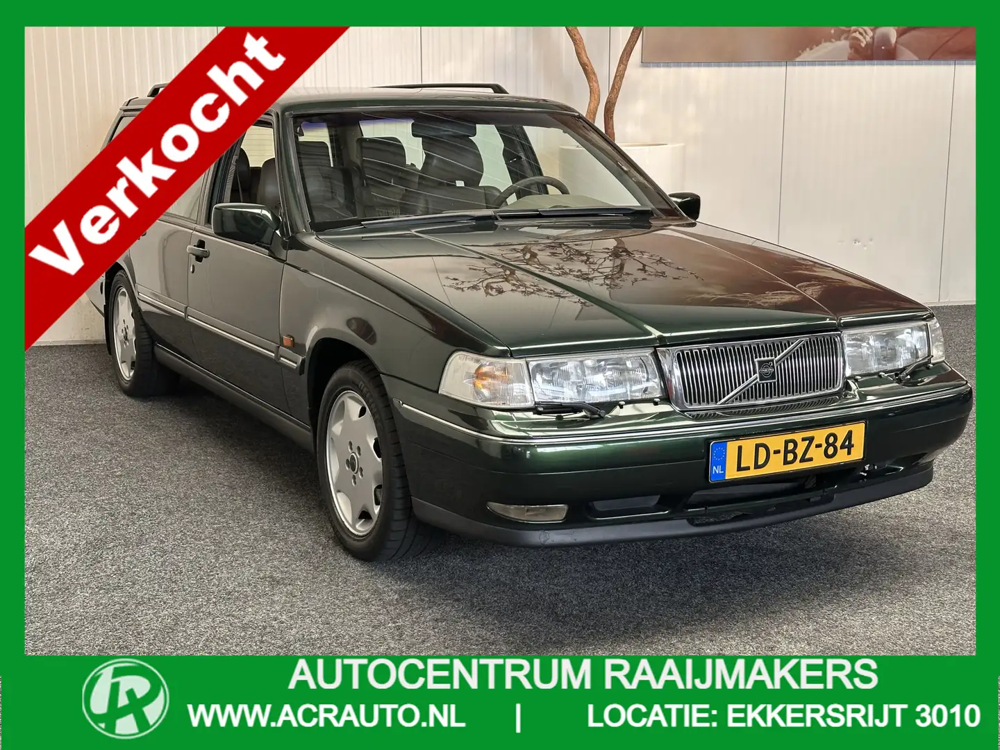 Volvo 960 2.5 UNIEK !!!! YOUNGTIMER ZEER MOOI !!! 6 CILINDER Zielony - 1