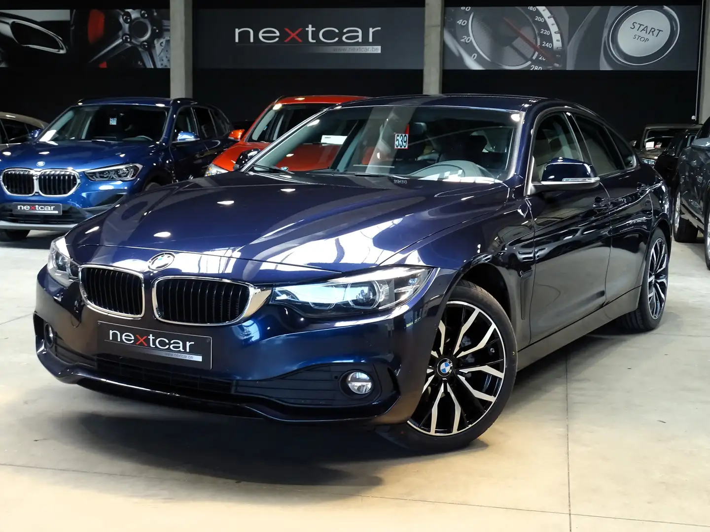 BMW 418 d Gran Coupé *FULL LED-NAVI-CUIR-ATTELAGE-PARK* Kék - 1
