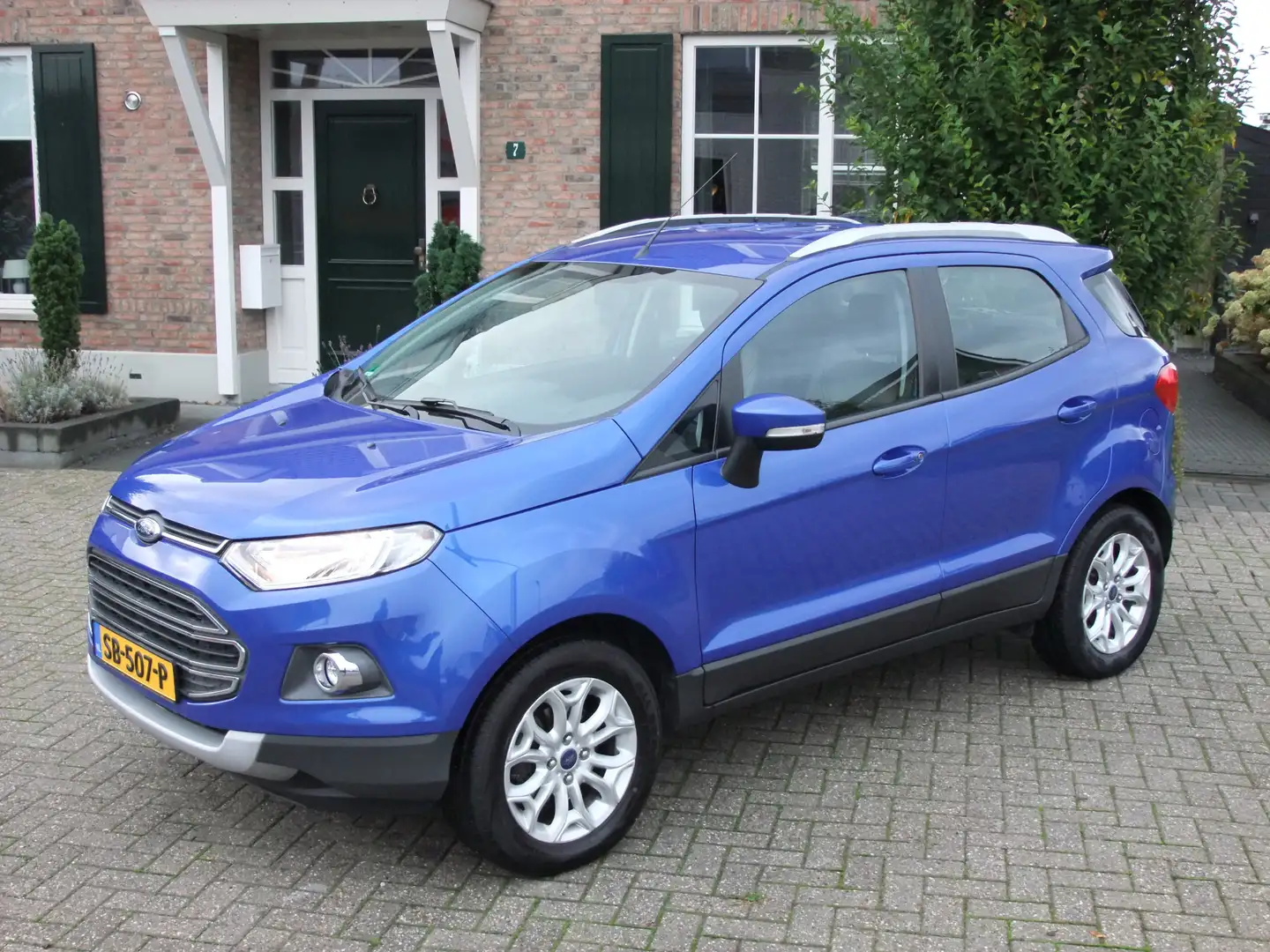 Ford EcoSport 1.0 EcoBoost Titanium , Trekhaak , Pdc , Climate c Blauw - 1