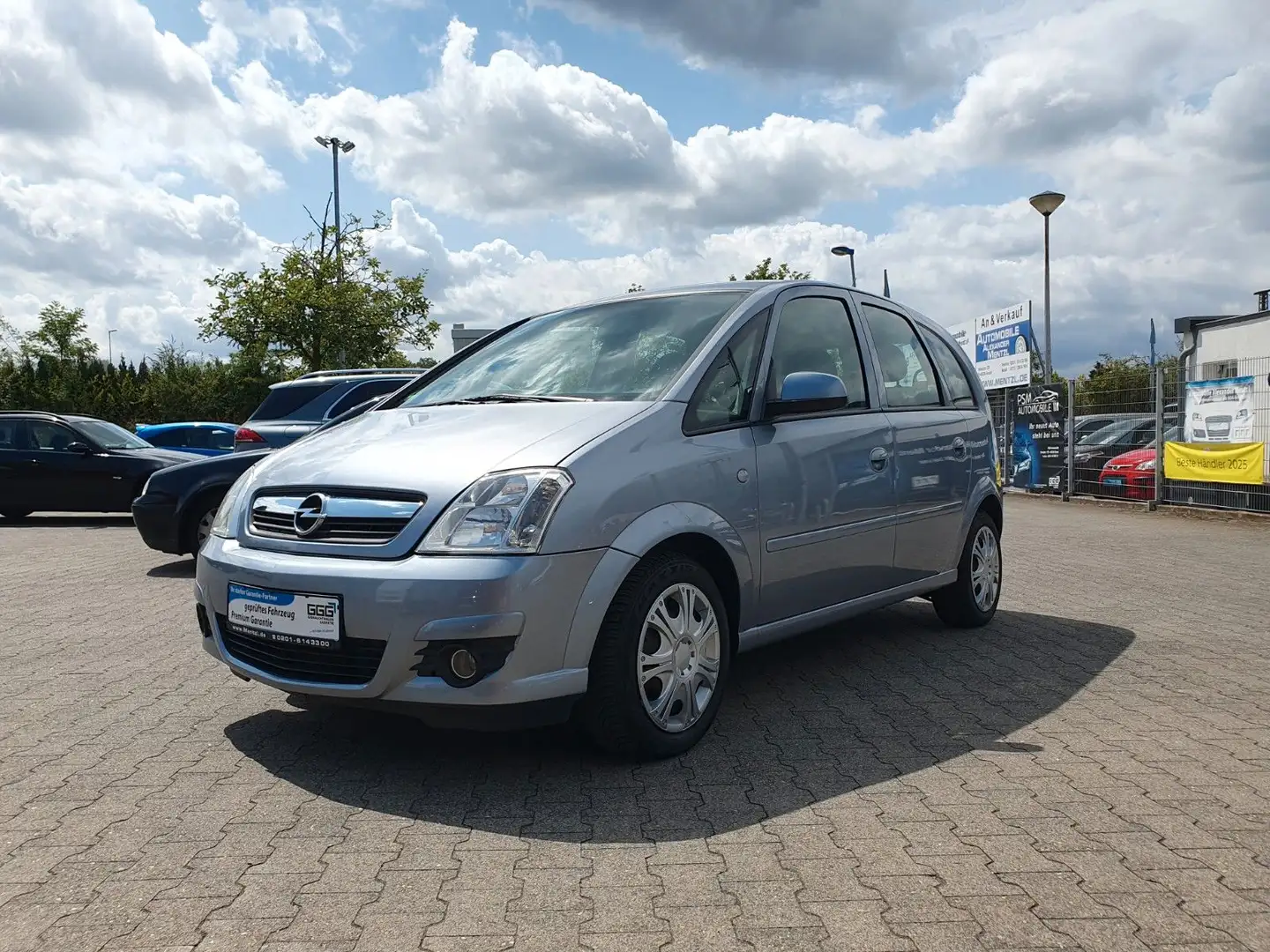 Opel Meriva Edition GARANTIE KLIMAANLAGE TÜV NEU PDC Silber - 1