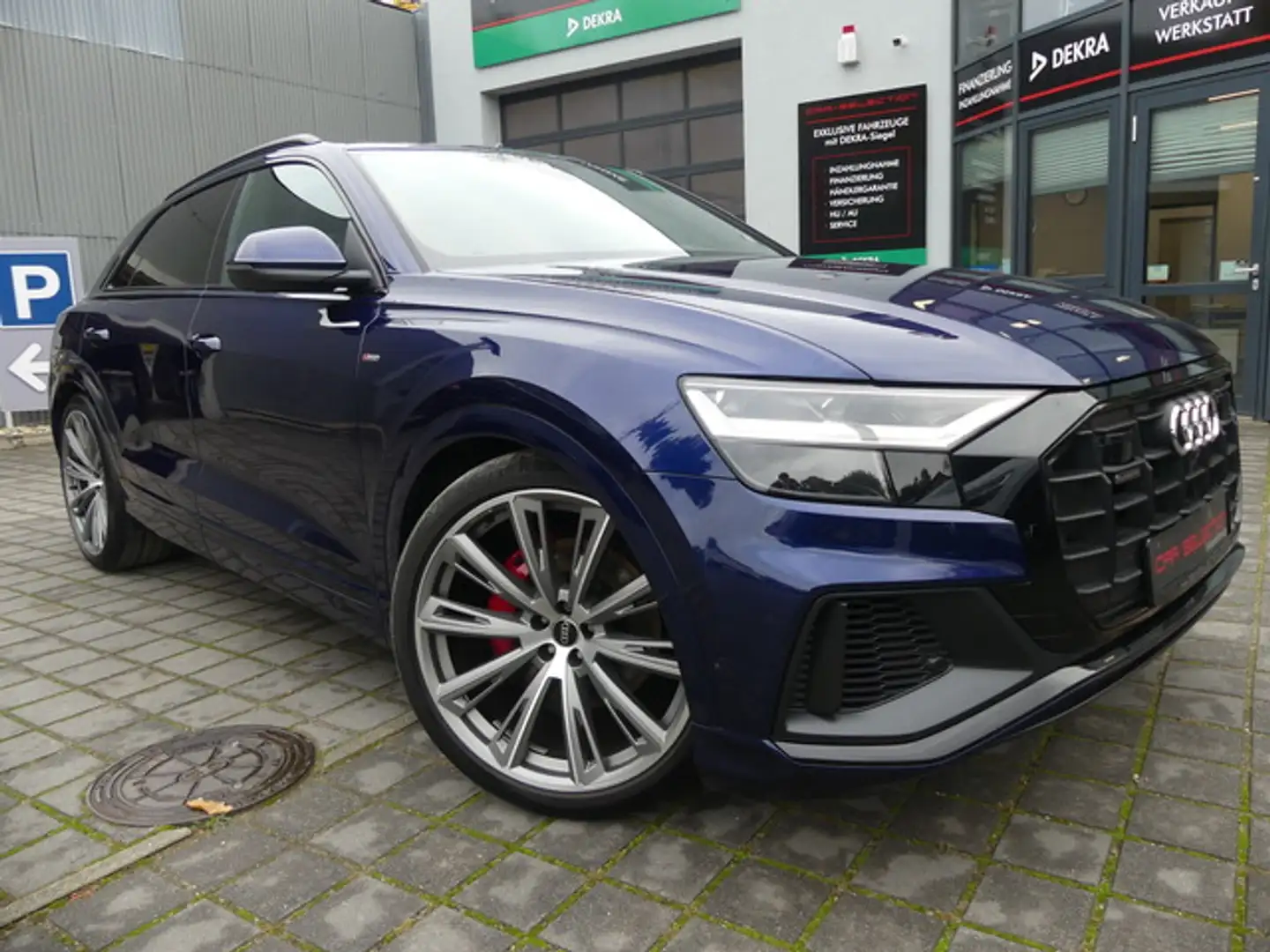 Audi Q8 55 TFSI Quattro S Line 23ZOLL/MATRIX/HEADUP/SOFT Blau - 1