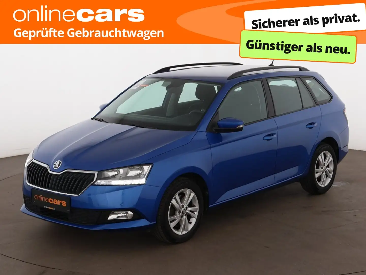 Skoda Fabia Combi 1.0 TSI Ambition Aut R-CAM SITZHZG Blau - 1