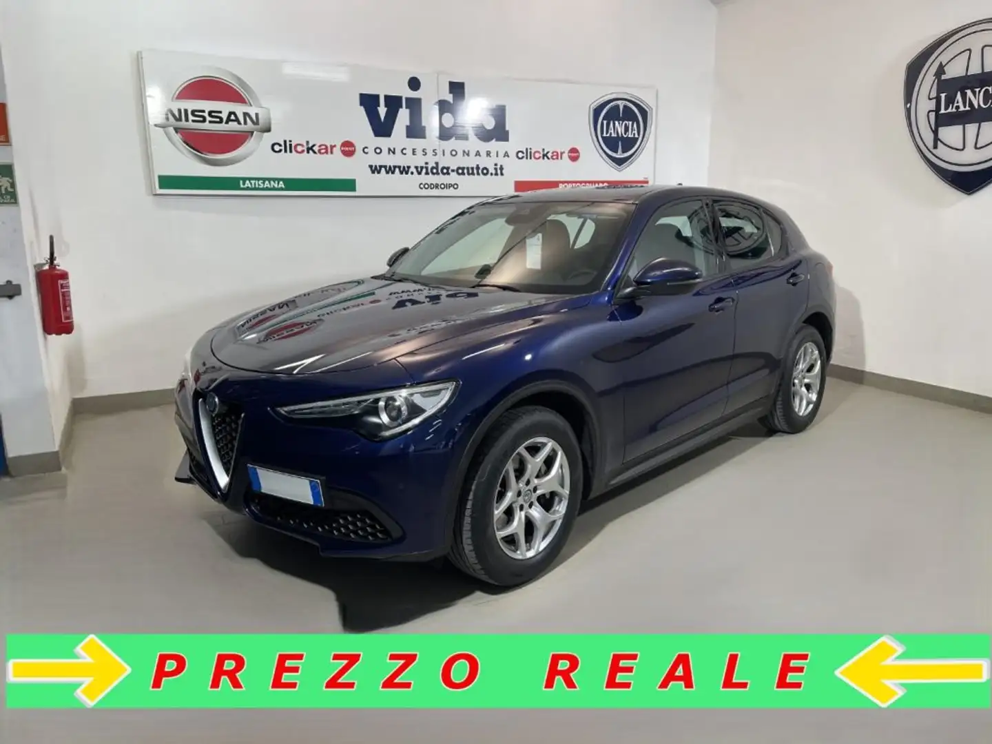 Alfa Romeo Stelvio 2.2 Turbodiesel 190 CV AT8 Q4 + 3000 OPT!!! Blu/Azzurro - 1