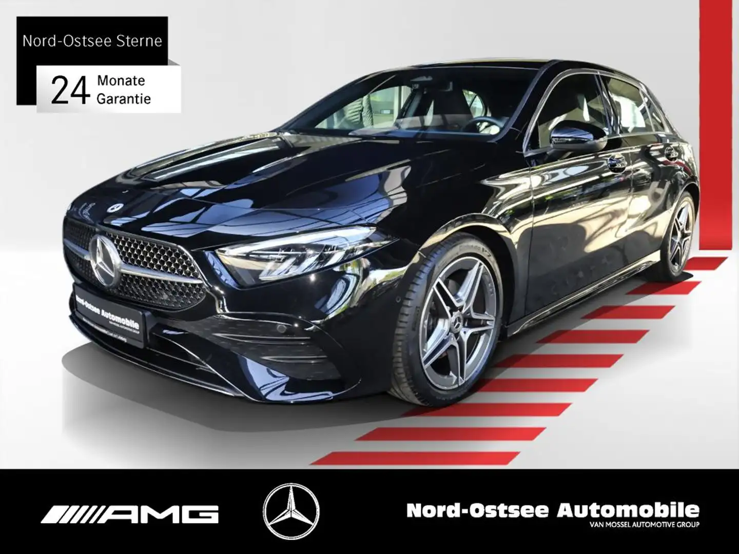 Mercedes-Benz A 180 d AMG LED KAMERA KEYLESS SHZ MBUX TEMPO Zwart - 1