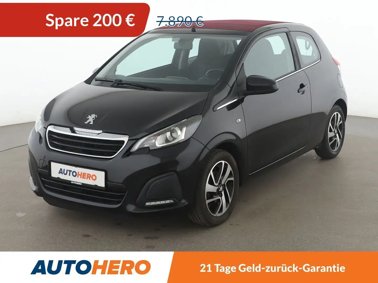 Peugeot 108 1.0 VTi Active*ALU*KLIMA*BLUETOOTH* Schwarz - 1