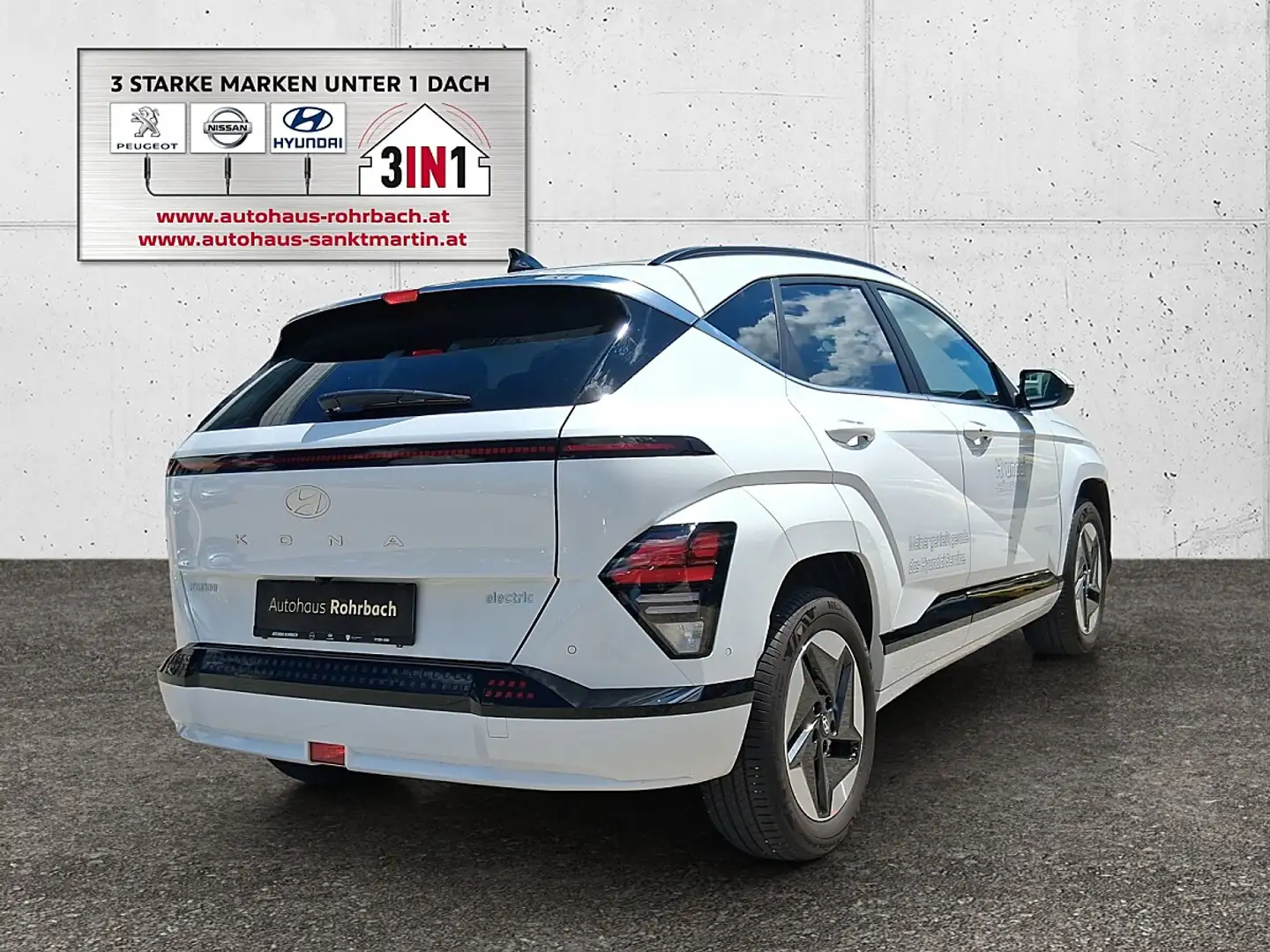 Hyundai KONA Kona Elektro 64,8kWh GO Weiß - 2