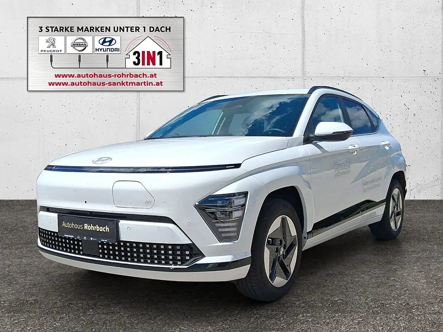Hyundai KONA Kona Elektro 64,8kWh GO Weiß - 1