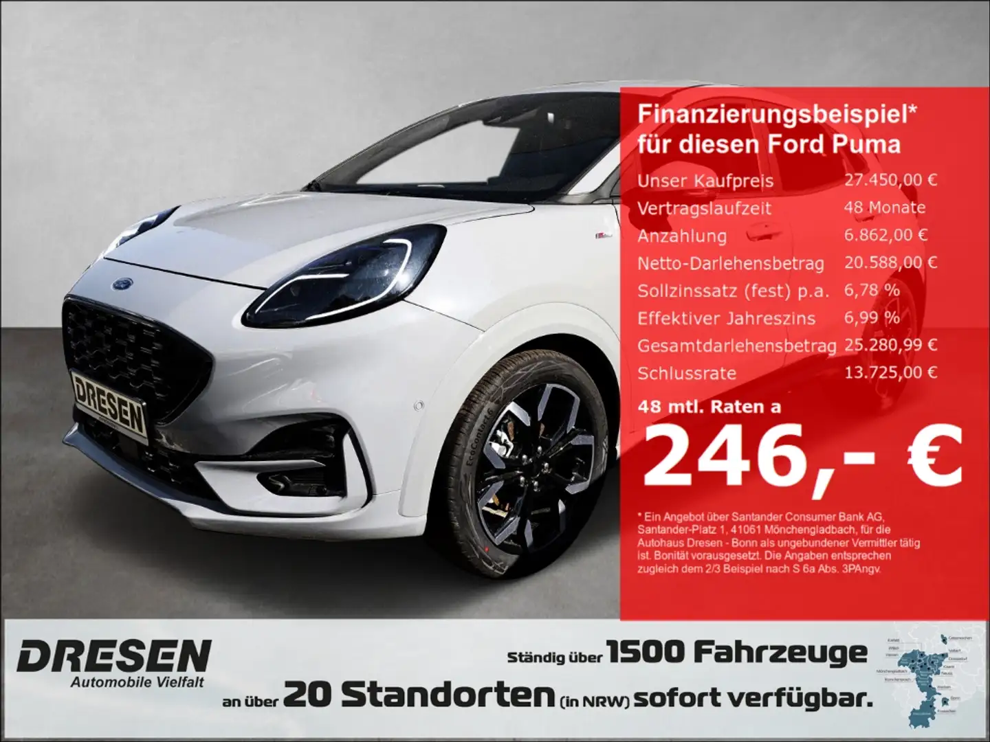 Ford Puma ST-Line X 1.0 MHEV *PARK-ASSISTENT*SITZ-/LENKRADHE Gris - 1