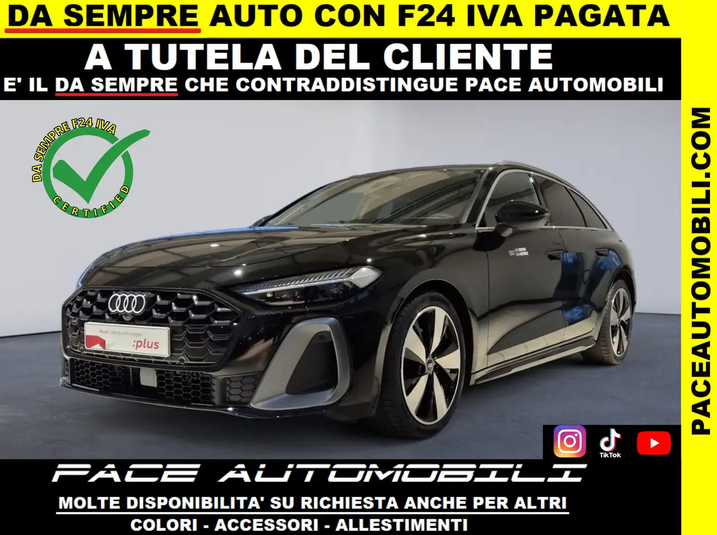 Audi A5 40D AVANT S LINE SLINE S-LINE MATRIX LED PDC ACC Nero - 1