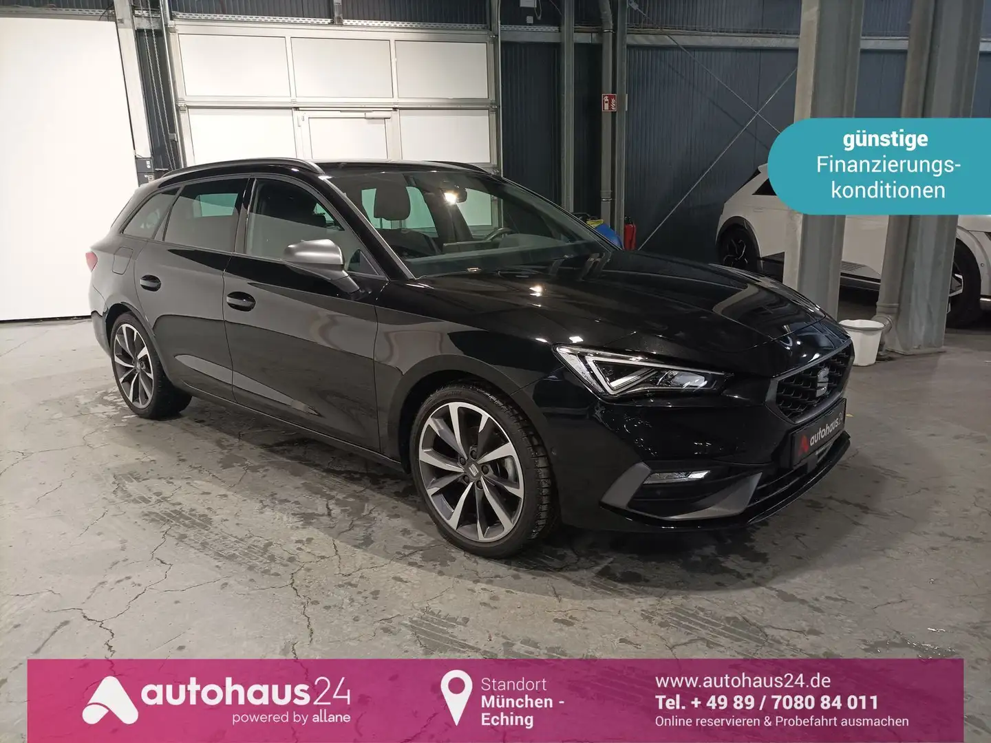 SEAT Leon ST 1.5 TSI FR LED|Navi|ACC|AHK|Kamera Negro - 1