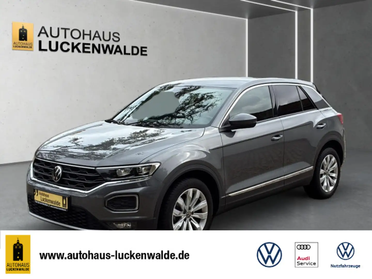 Volkswagen T-Roc 1.5 TSI Sport DSG *ACC*BEATS*LED*PDC*SHZ* Grau - 1