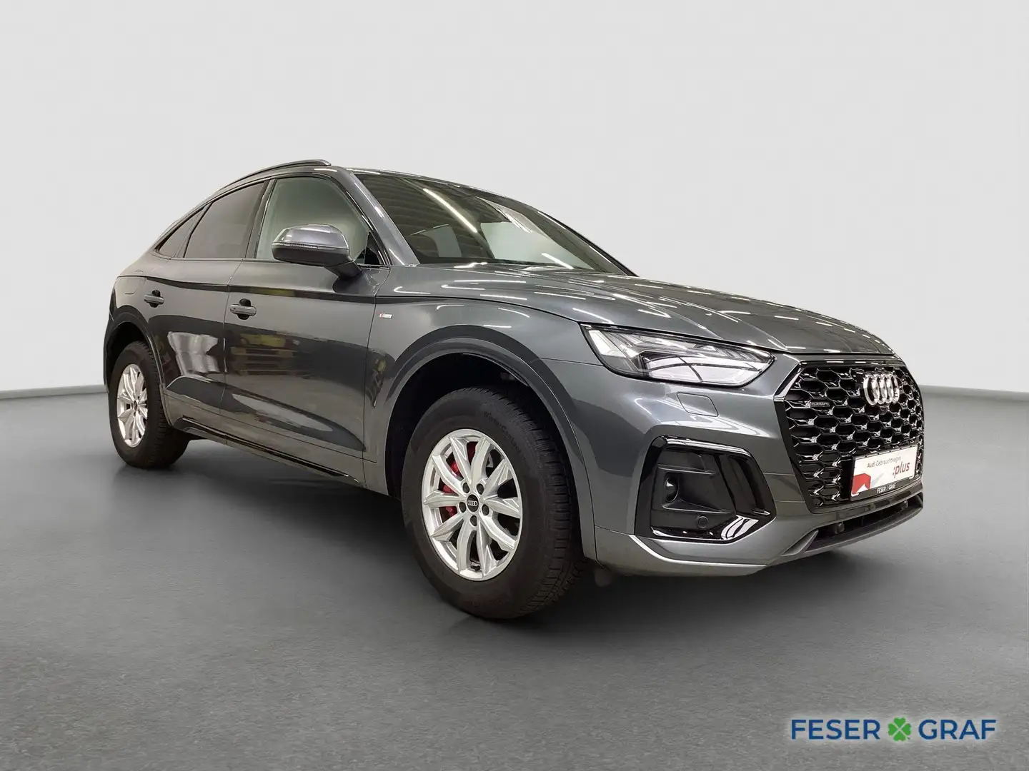 Audi Q5 Sportback S line 40 TDI S tronic Leder Matrix Grau - 2