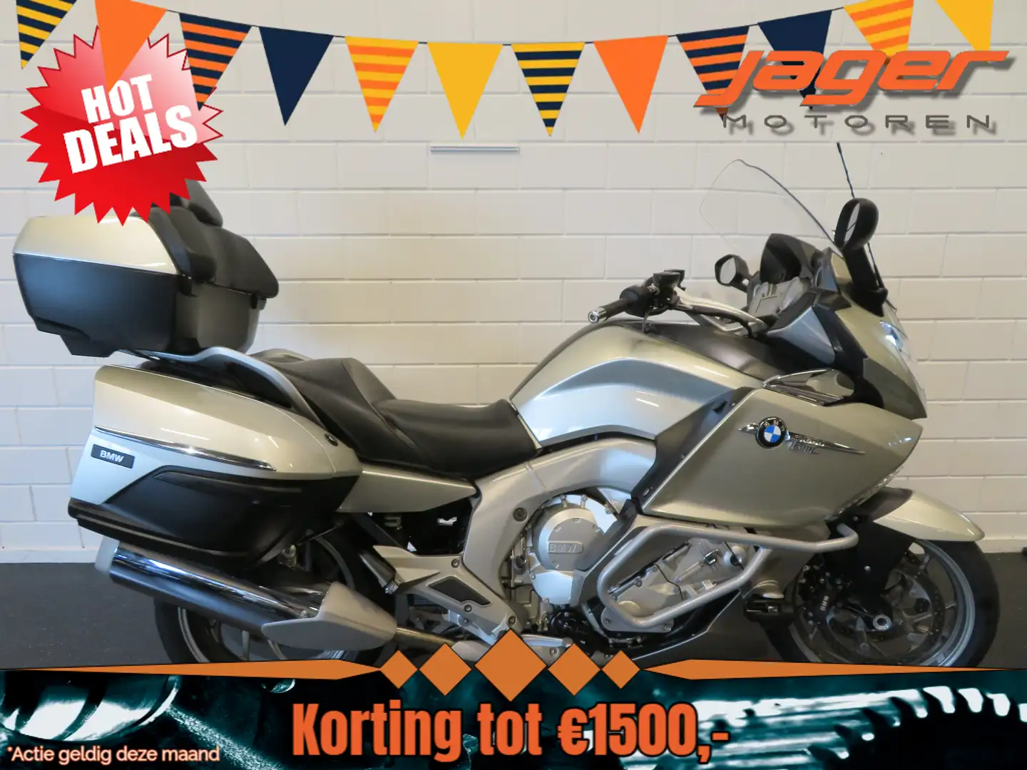 BMW K 1600 GTL SUPER GAAF EN FULL! Zilver - 1