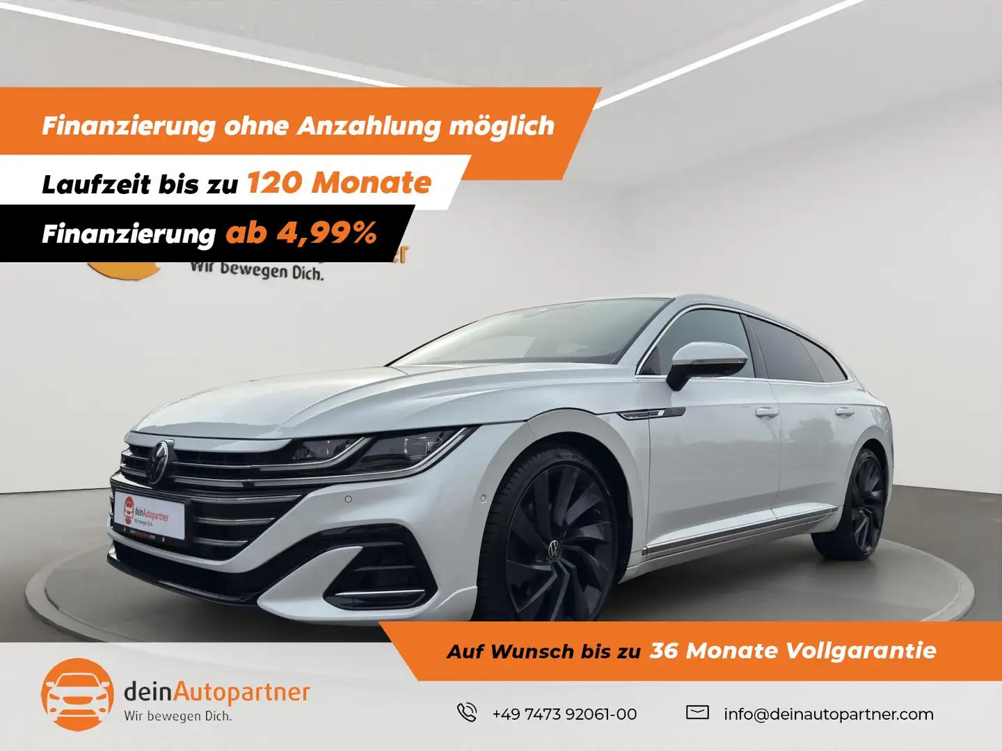 Volkswagen Arteon Shooting Brake R-Line 4Motion MATRIX LED/HUD/STHZ/ Blanc - 1