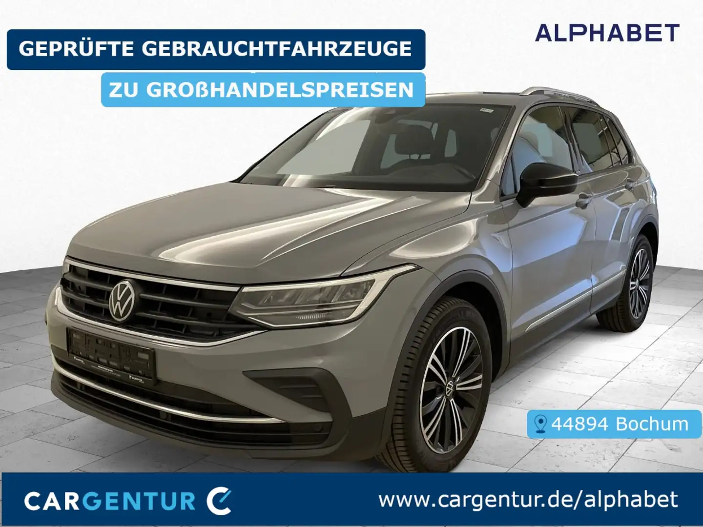 Volkswagen Tiguan 2.0 TDI Active AHK ACC HuD LED Lane Grau - 1