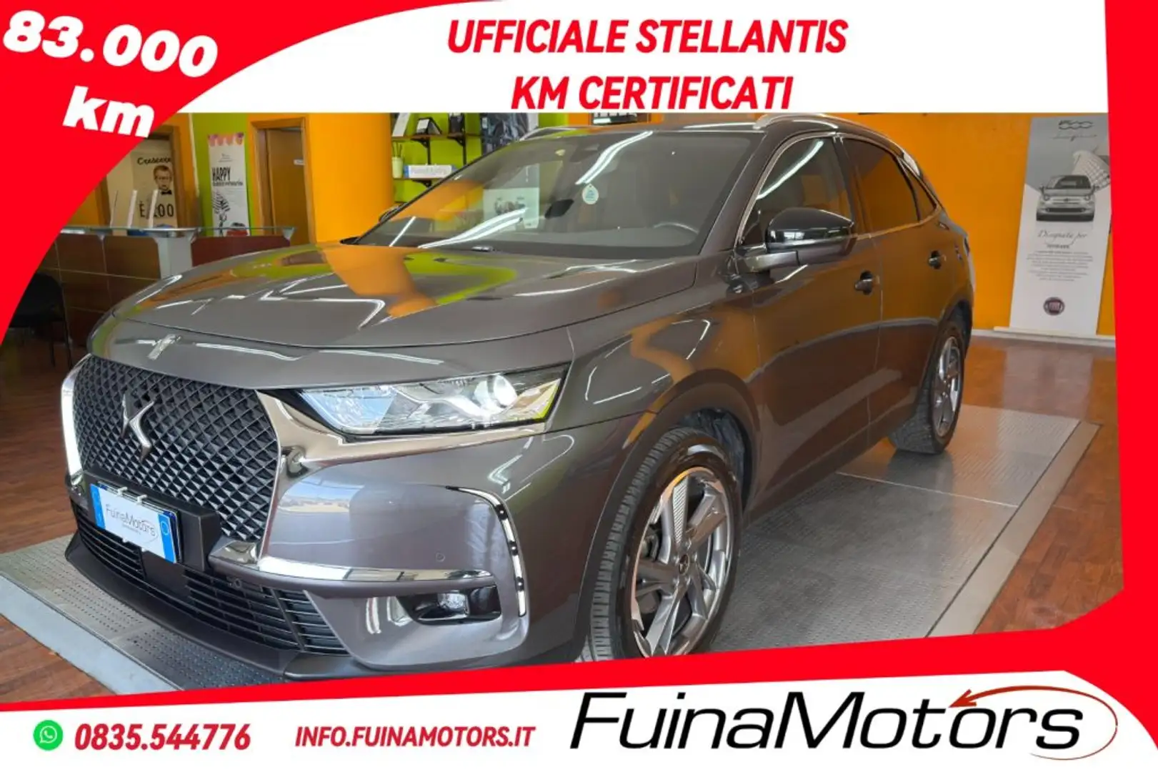 DS Automobiles DS 7 Crossback BlueHDi 130 aut. Crossback Business Grijs - 1