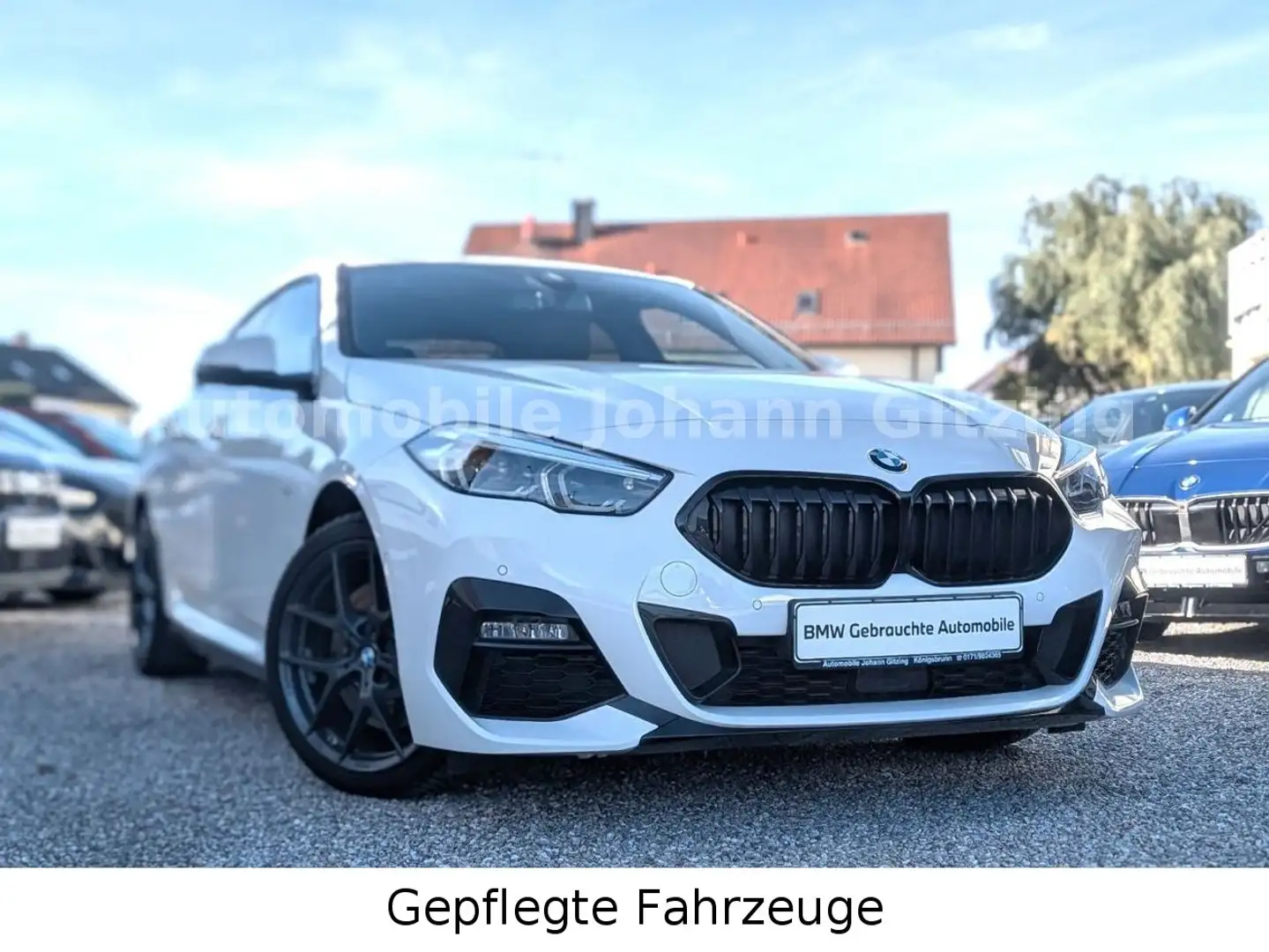 BMW 220i Gran Coupé M-Sport ACC Head-Up elSitze*TOP* Blanc - 1