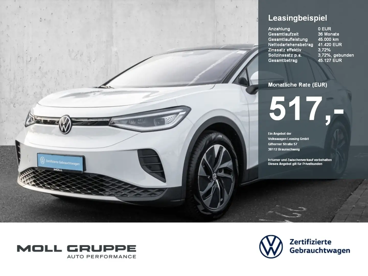 Volkswagen ID.4 Pro NAVI LED LM Schwarz - 1