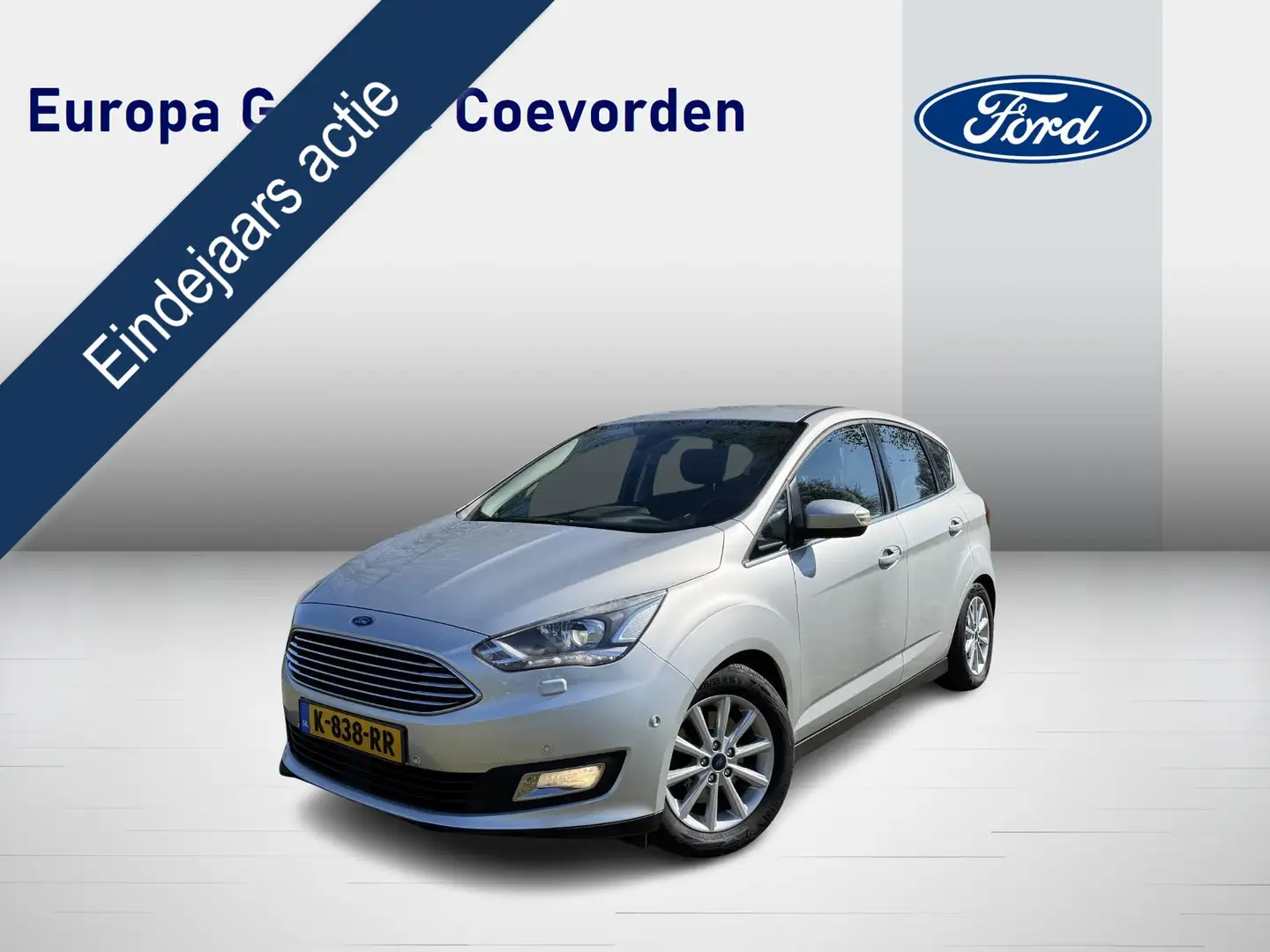 Ford C-Max 1.5 EB 150PK Titanium | ADAP. CRUISE | 1.500KG TRE Gris - 1