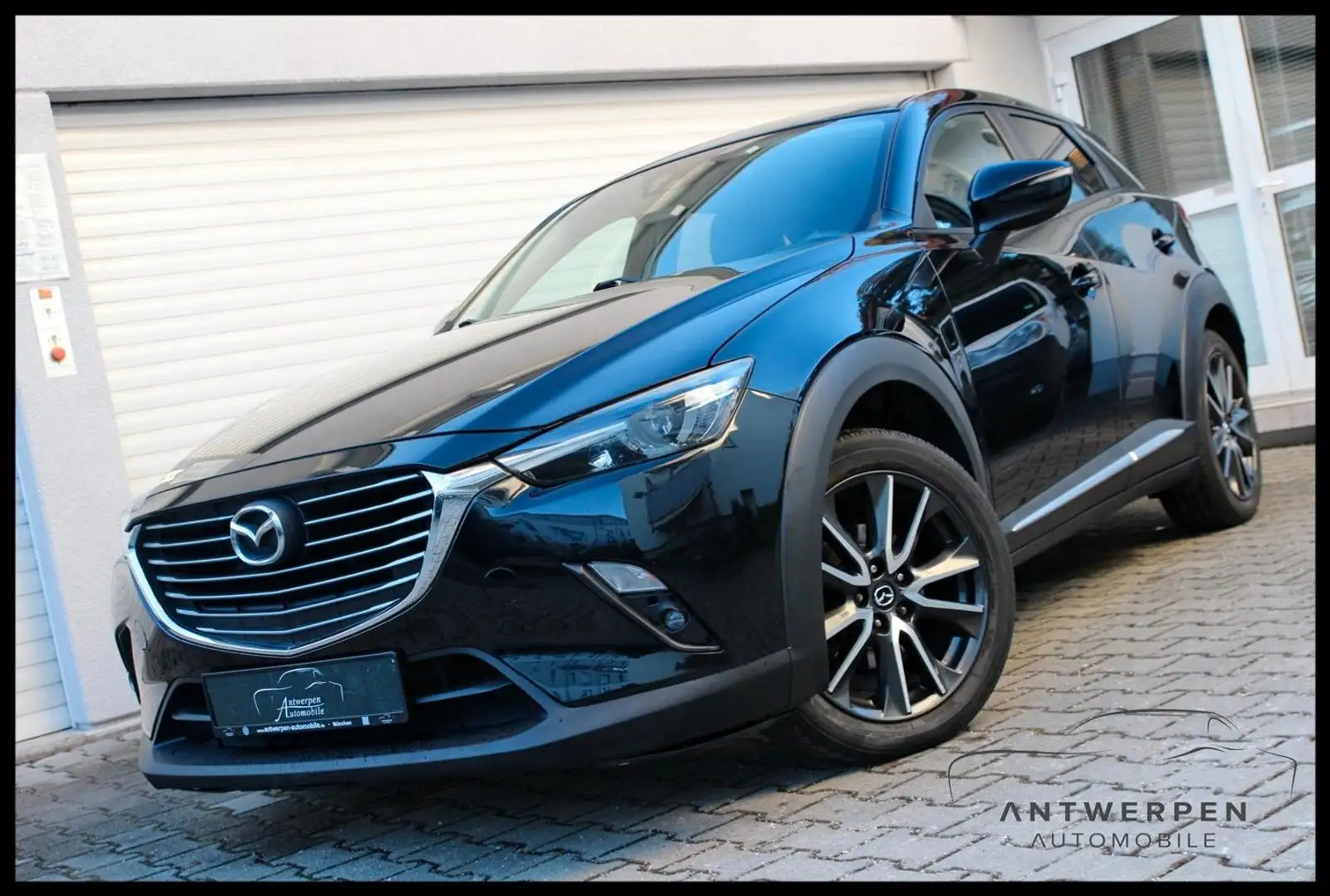 Mazda CX-3 *Sports-Line*AWD*HUD*LED*Navi*Leder*AHK*LM* Schwarz - 1