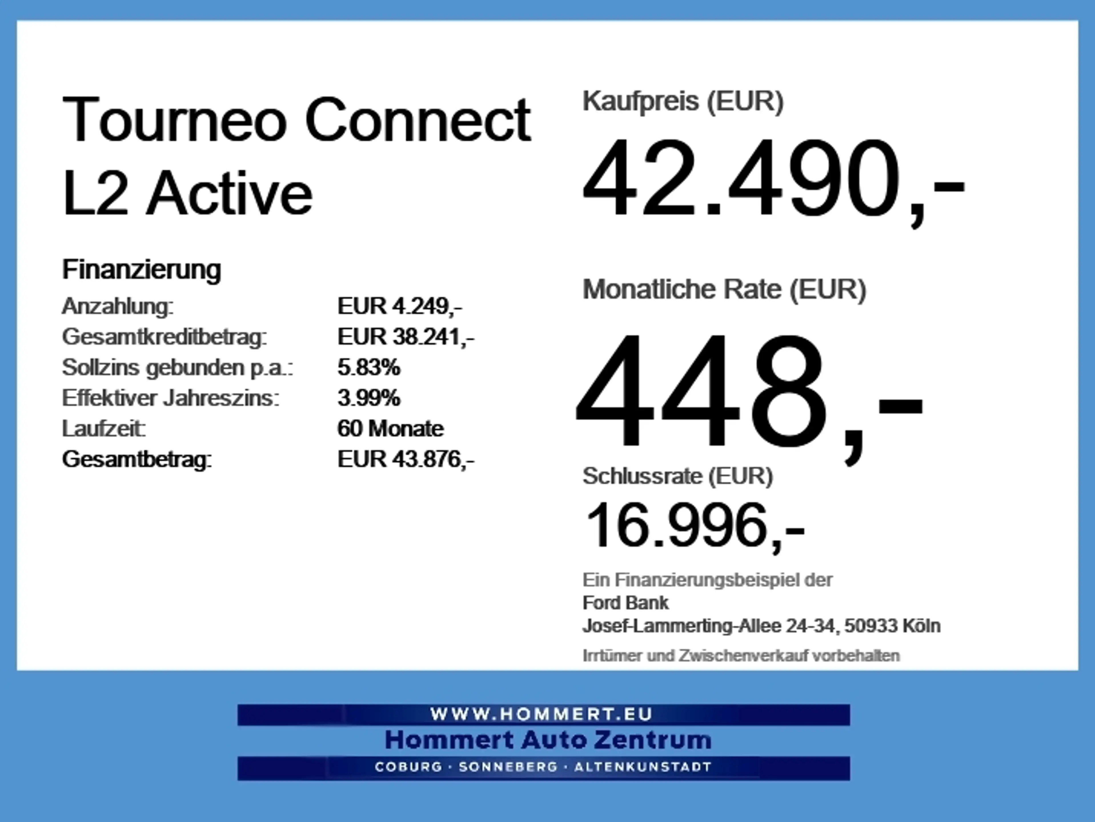 Ford Tourneo Connect L2 Active *AHK*Navi*7Sitze* — photo 6