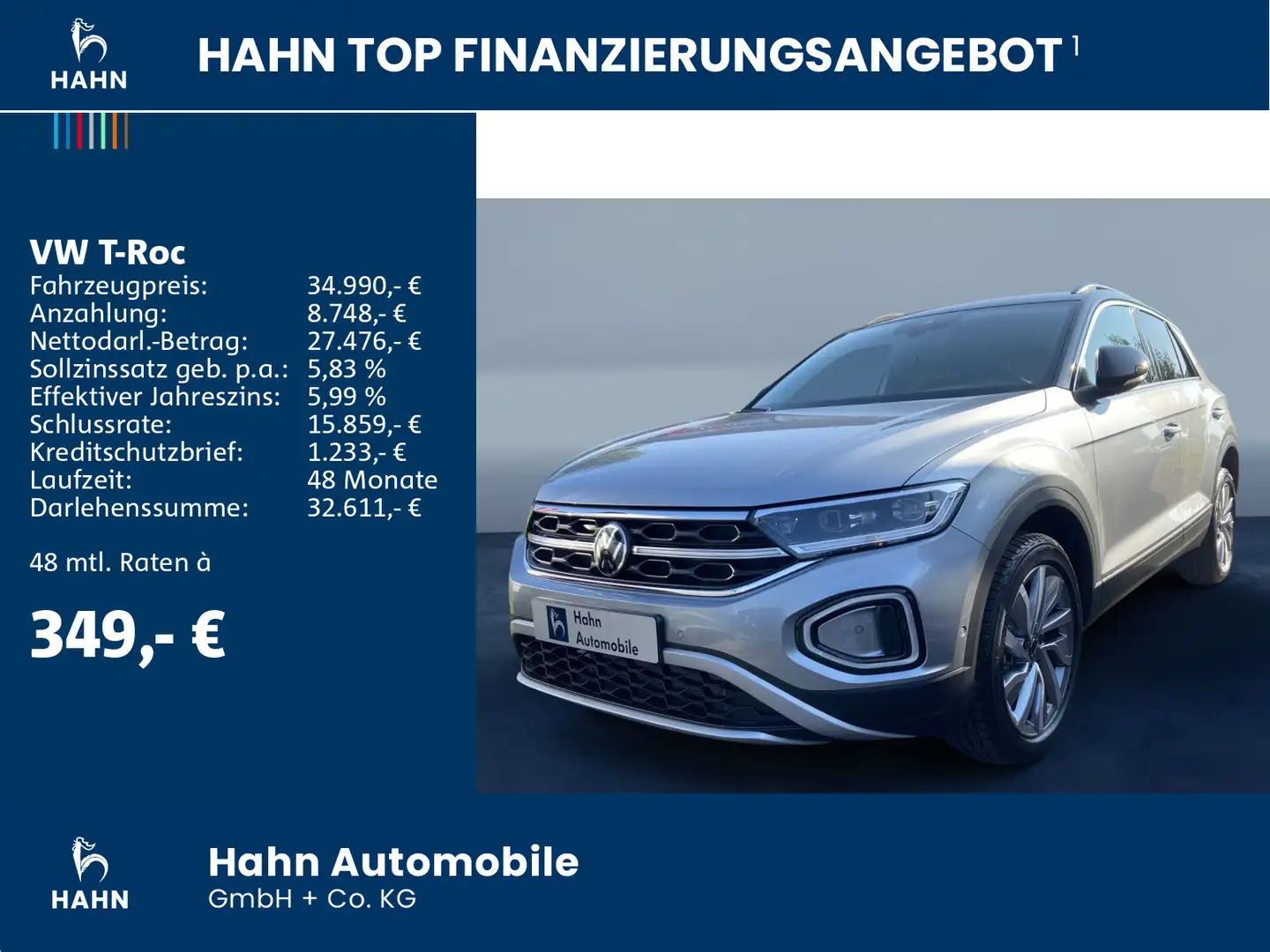 Volkswagen T-Roc MOVE 1.5 l TSI OPF 150 PS DSG Winterräder Silber - 2