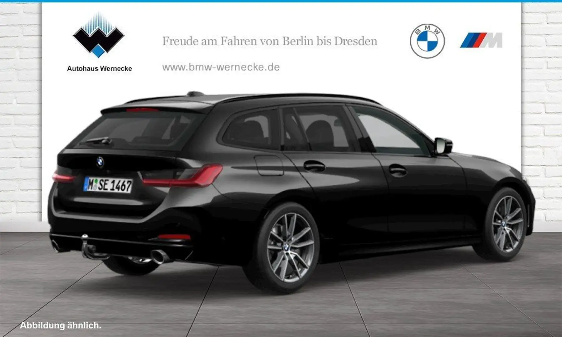 BMW 320 i Touring DAB LED Tempomat Parkassistent AHK Schwarz - 2