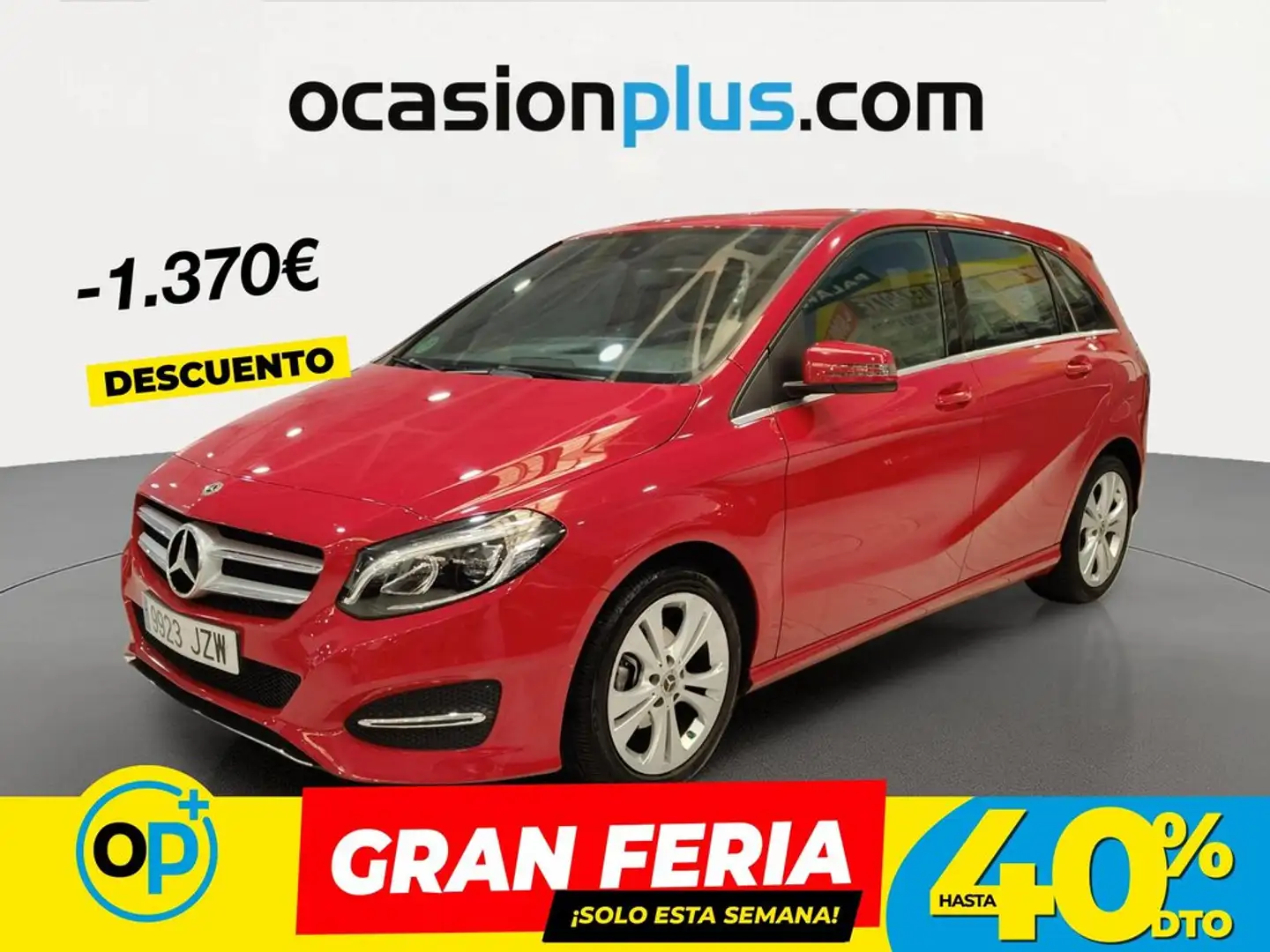 Mercedes-Benz B 180 180d 7G-DCT Rojo - 1