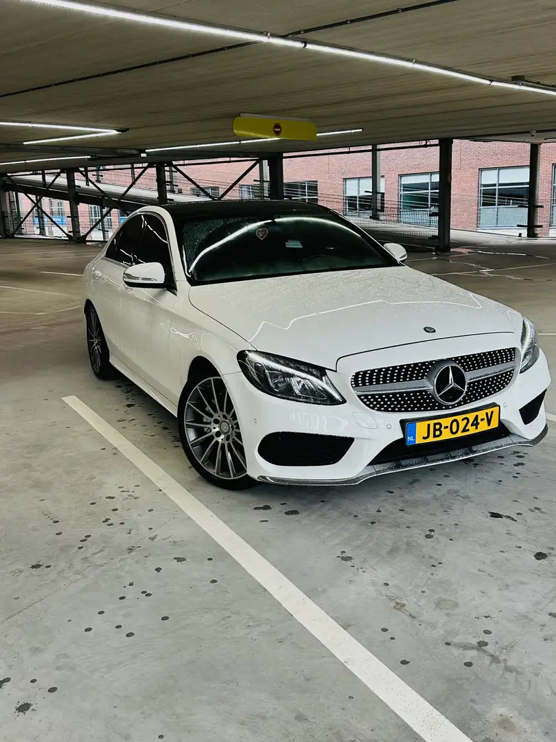 Mercedes-Benz C 220 CDI Edition 1 Amg pakket vanaf fabrieks Wit - 1