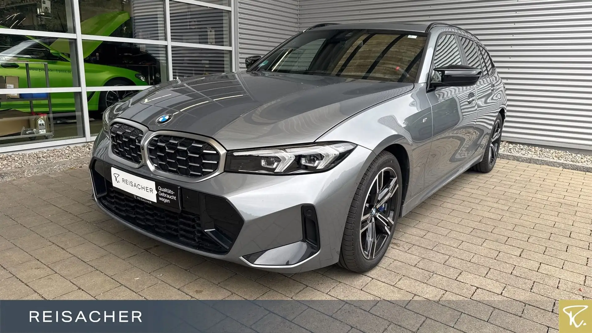 BMW 340 M340d A xDrive Tou Pano,el.Sitz+Mem,Leder,Autom Grau - 1