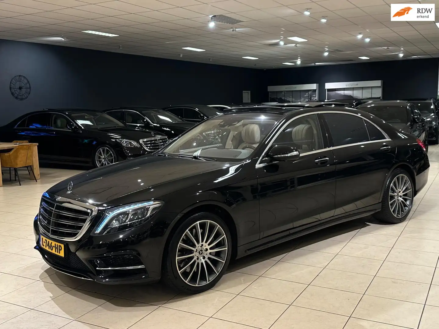Mercedes-Benz S 500 S500 LANG|DESIGNO|AMG-PAKKET|3D-BURMESTER|VIP|BOMV Noir - 1