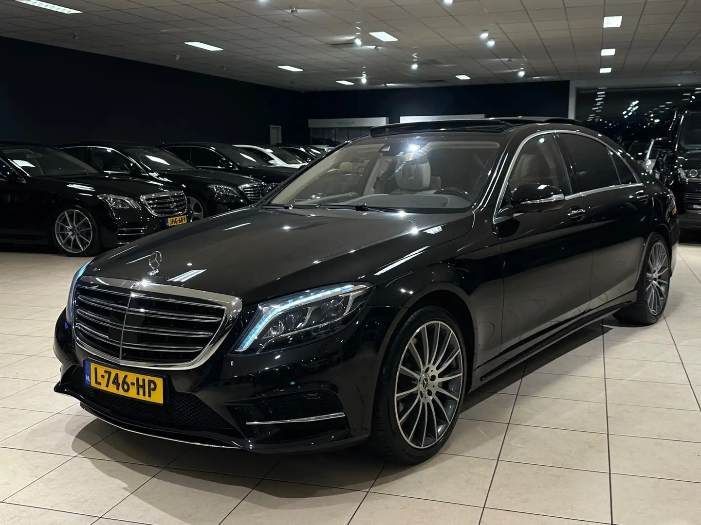 Mercedes-Benz S 500 S500 LANG|DESIGNO|AMG-PAKKET|3D-BURMESTER|VIP|BOMV Noir - 2
