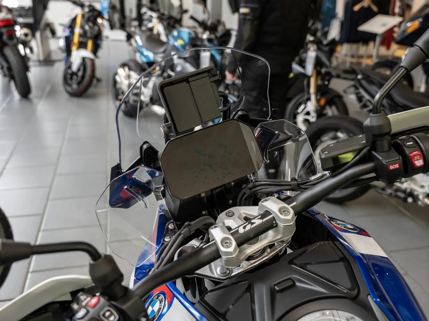 BMW R 1300 GS KOMFORT-P. TOUREN-P. LED SHZ Trophy Kék - 2