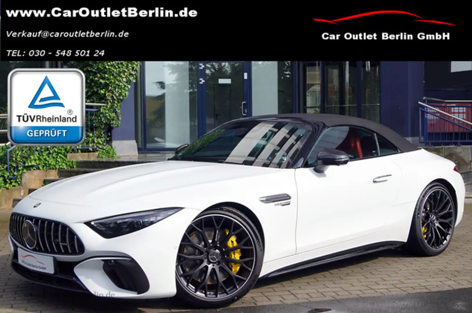 Mercedes-Benz SL 63 AMG 4Matic Plus Designo Performance Carbon Bílá - 1