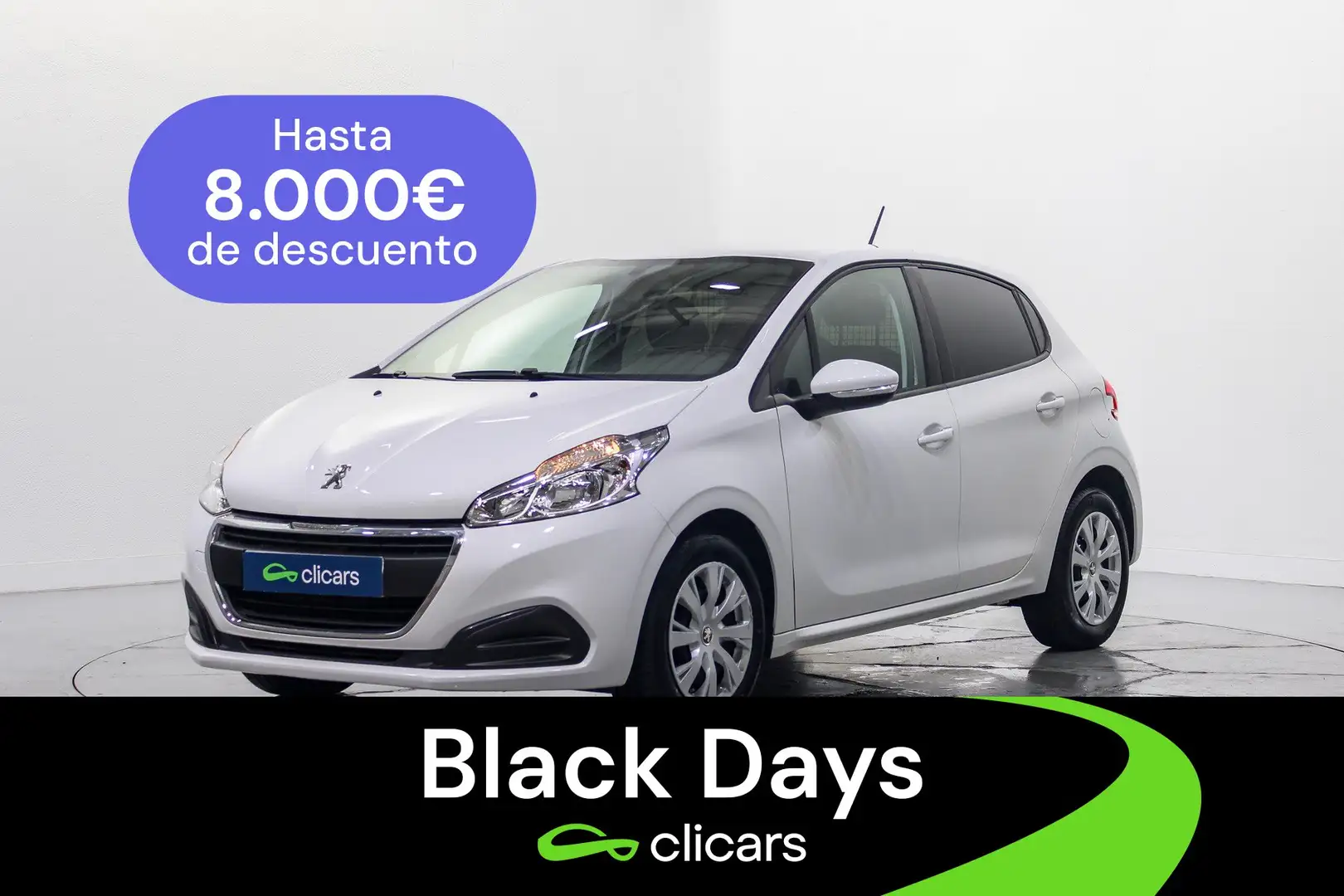 Peugeot 208 XAD Active BlueHDi 100 S&S Blanc - 1