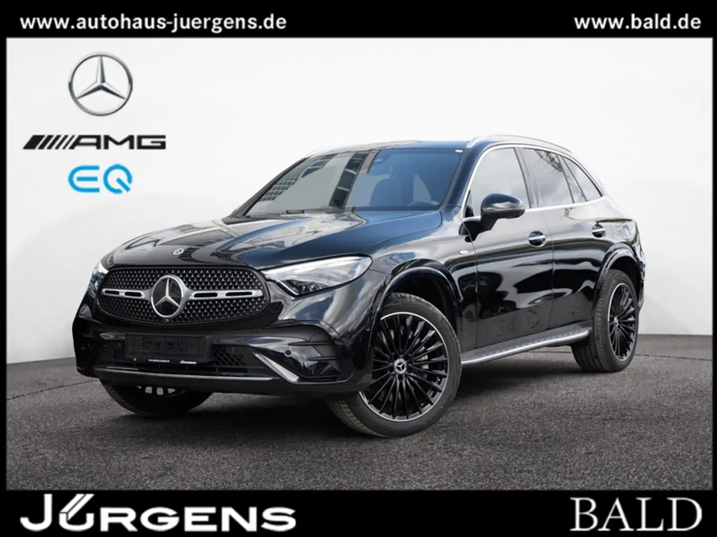 Mercedes-Benz GLC 400 e 4M AMG-Sport/Pano/AHK/Sitzklima/Distr Schwarz - 1