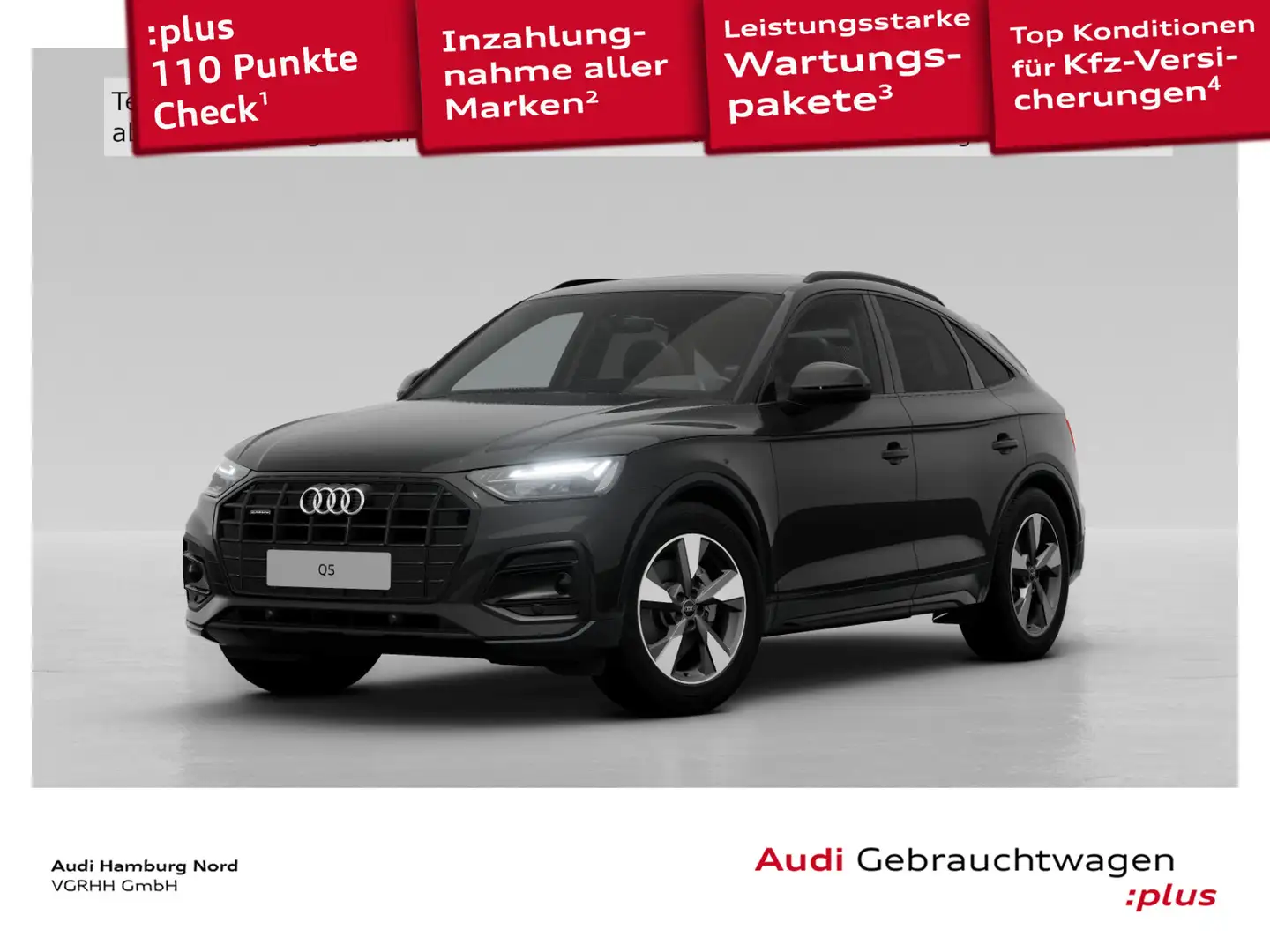 Audi Q5 40 TDI quattro Nav ACC Kamera Sound Schwarz - 1