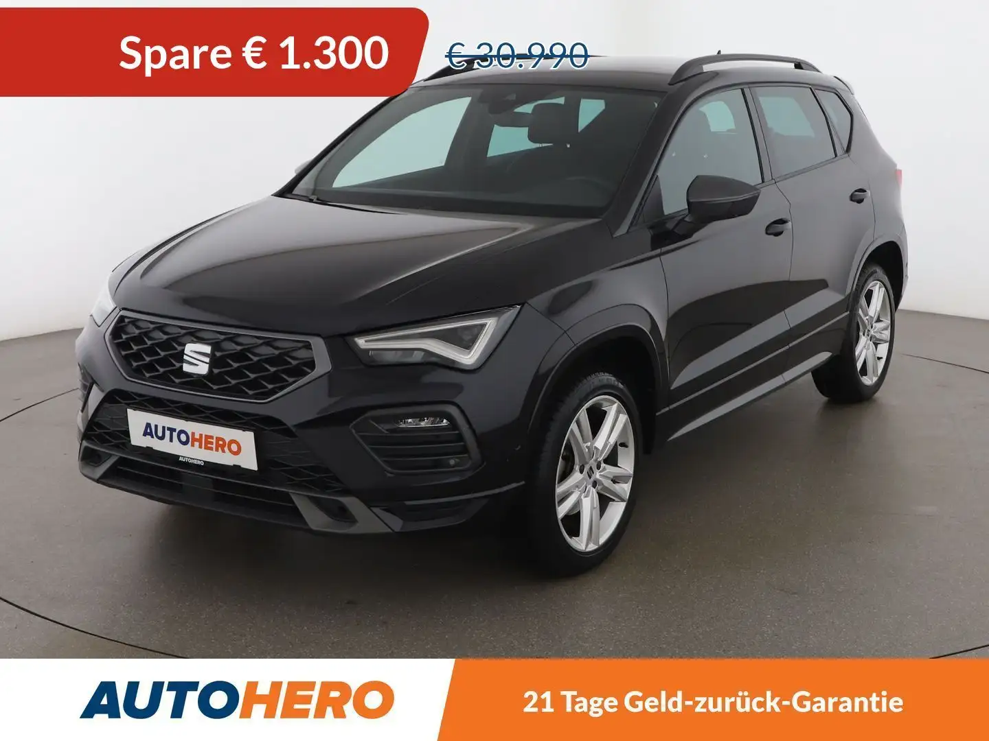 SEAT Ateca 1.5 TSI ACT FR Aut. *ACC*LED*NAVI*SPUR*CAM*AHK* Negro - 1