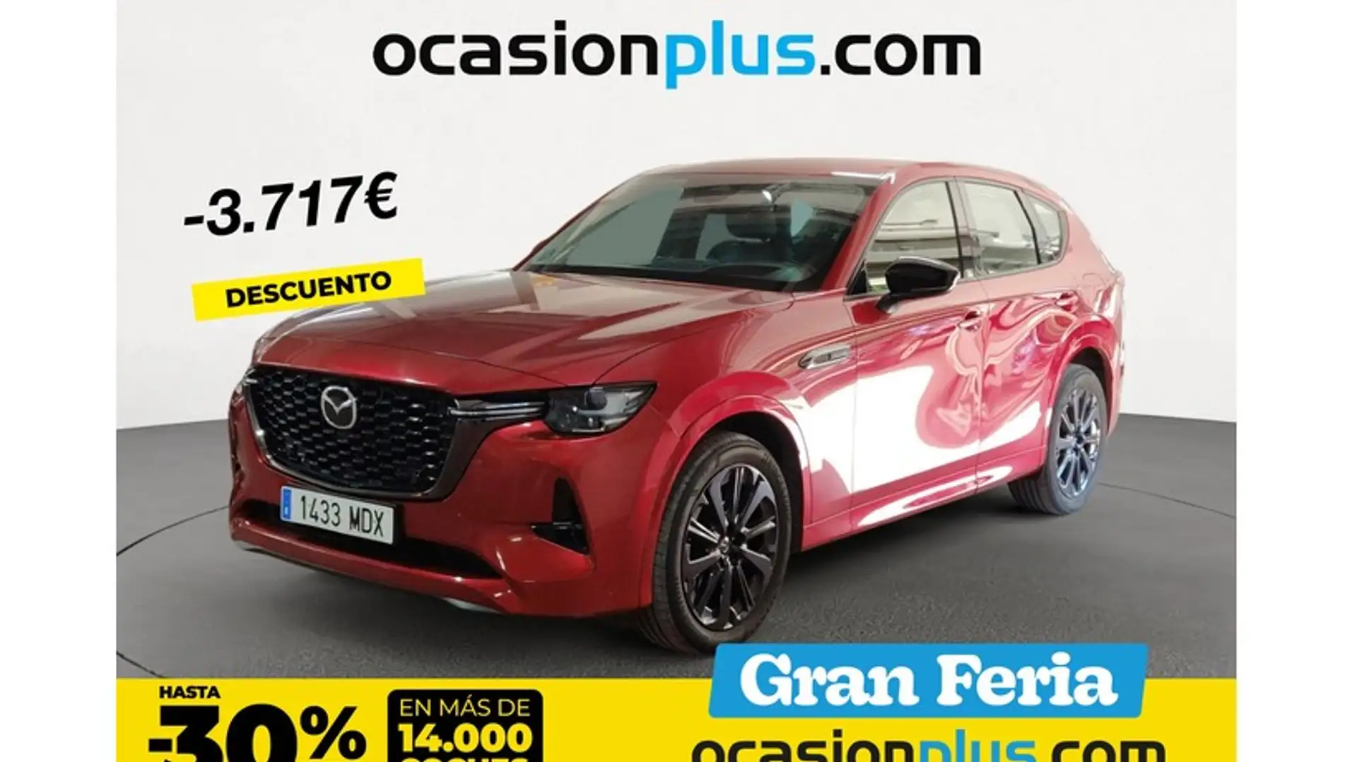Mazda CX-60 3.3L e-Skyactiv-D MHEV Homura 2WD 147kW Aut. Rojo - 1