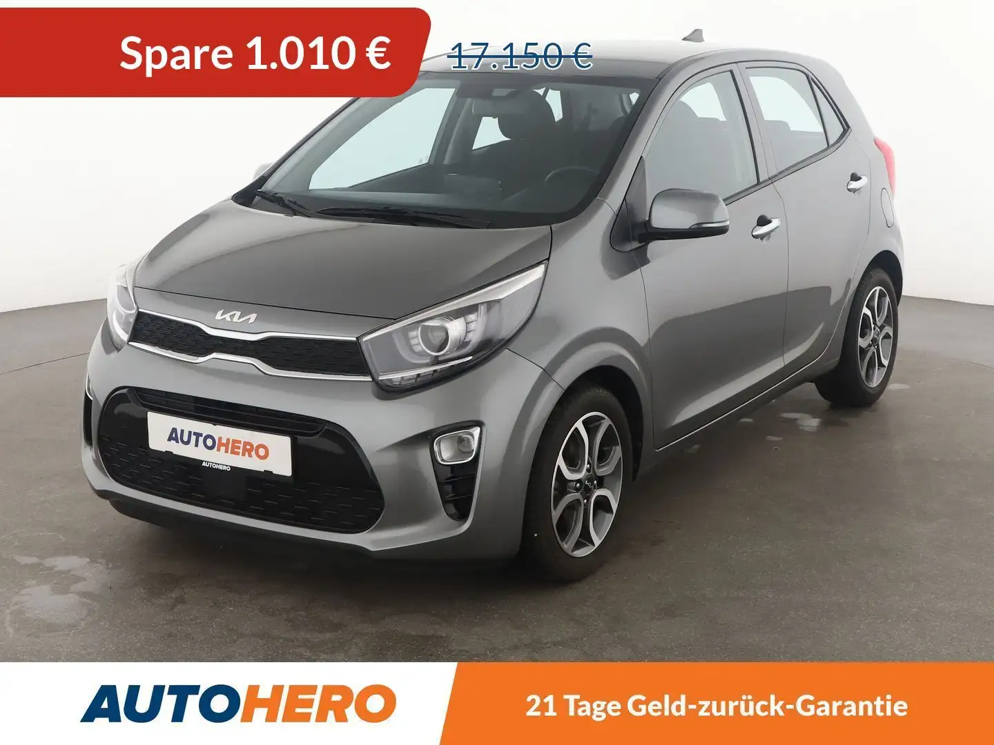 Kia Picanto 1.2 Spirit Aut.*NAVI*TEMPO*PDC*SHZ*KLIMA*GARANTIE* Grau - 1